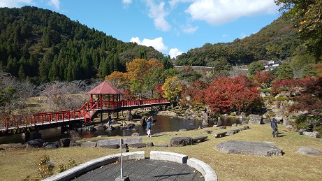 耶馬渓の渓石園