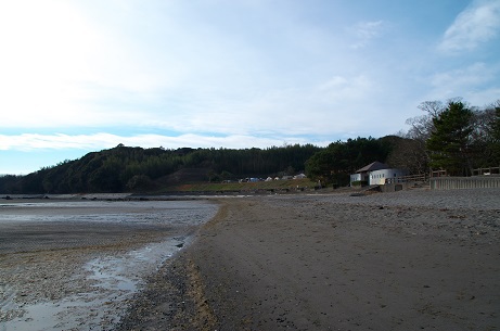 糸が浜、散歩