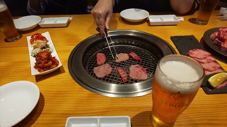 焼肉を食った！