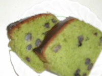 抹茶のケーキ