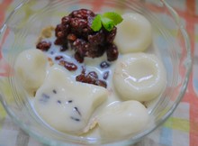 豆乳白玉あん