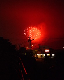 夜は花火大会☆