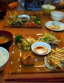 夕飯は(´ω`)