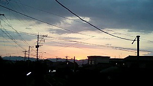 ☆穏やかな朝焼け