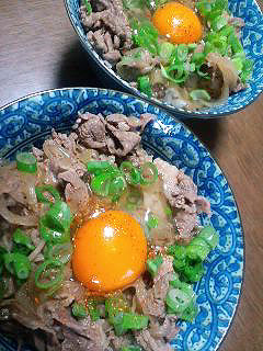 『なんちゃって牛丼~』