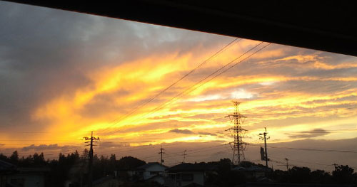 夕焼け雲
