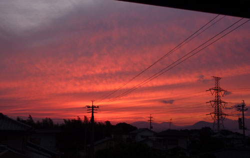 夕焼け~☆