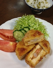 筍のはさみ揚げ～♪