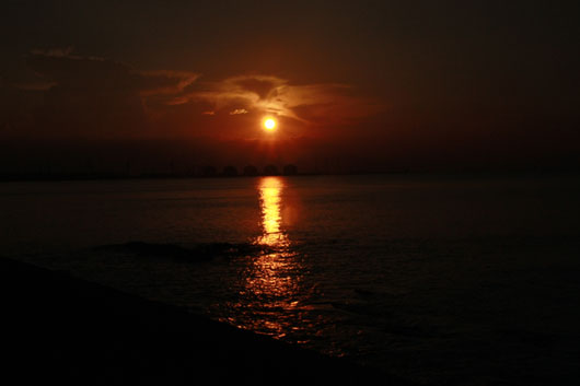 佐賀関の夕陽♪