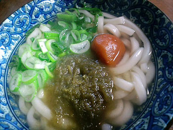梅干しとろろうどん♪