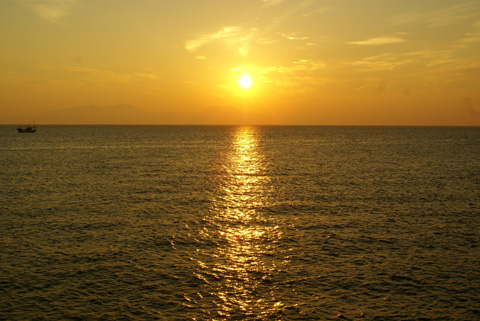 ☆長崎の夕日・・・