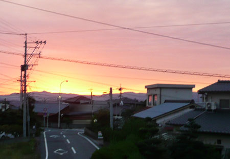 朝焼け