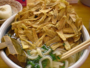 寒～い日にはうどん。