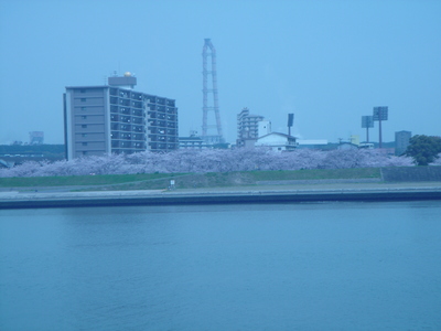 弁天島にて。