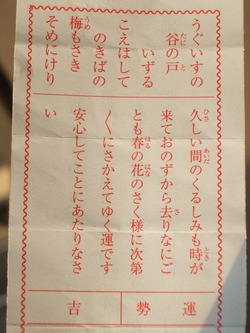 おみくじ2連発