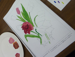 『3原色』絵具で