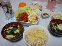 3日分の夜ご飯と胎動!!.☆(´ノω・。)