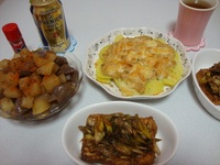 3日分の夜ご飯と胎動!!.☆(´ノω・。)