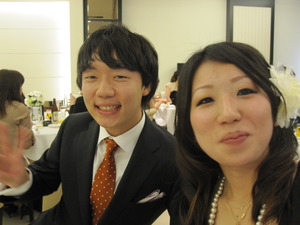 結婚式。