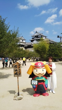 2日目は松山城へ。 2日目は松山城へ。