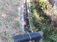 用水路整備事業（冠石野地区）の現地調査に行ってきました。