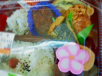 本日のお弁当。