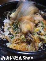 ボッコチュクチェの石焼ビビンバ混ぜて混ぜて