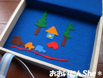 夏休みの工作つくり 内張り