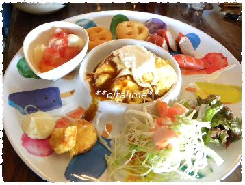 ワラワカフェさんのお子様ランチの写真