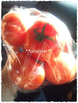走るトマトの大玉、富丸ムーチョの写真
