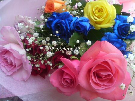 バラの花束