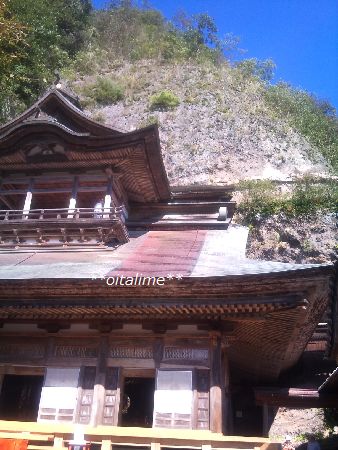 羅漢寺の本堂の画像