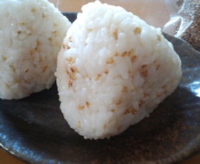 おにぎり、美味しい!