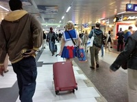 駅にいる変な人