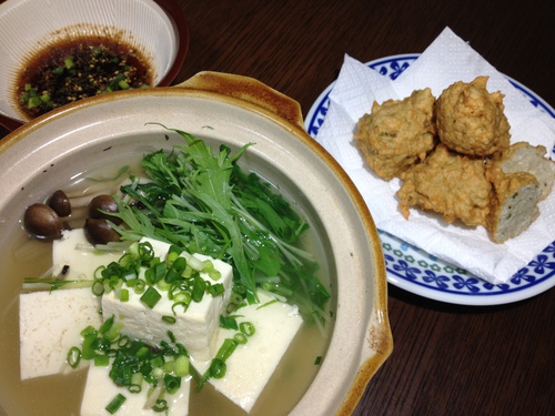 今宵は・・・湯豆腐♬