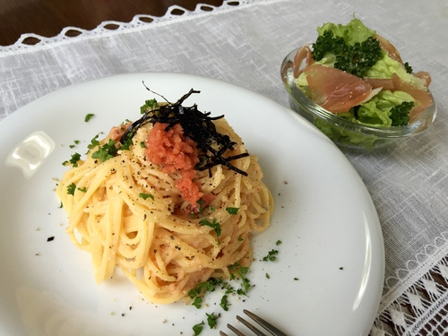 『明太パスタ』♬ランチ 『明太パスタ』♬ランチ