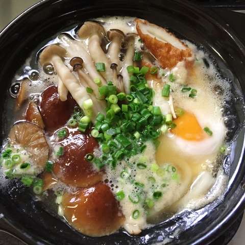『鍋焼きうどん』ランチ♬