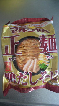 限定生産マルちゃん正麺鴨だしそば