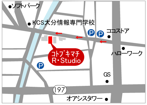 コトブキマチR・Studio まで
