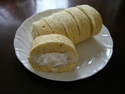 ロールケーキ・・取材