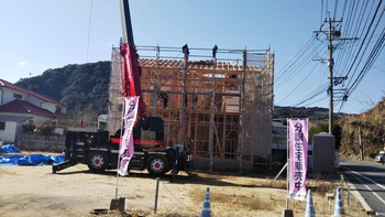 日出町豊岡 HOUSEY(ハウシィ) 上棟 内覧可能 日出町豊岡 HOUSEY(ハウシィ) 上棟 内覧可能
