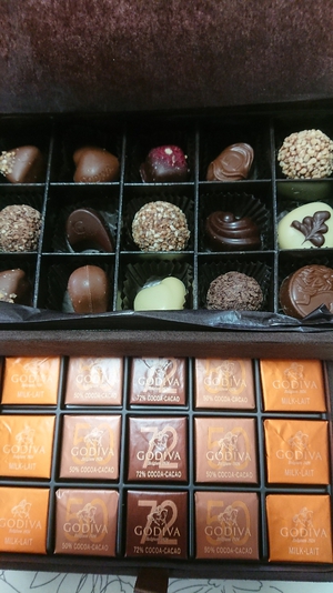GODIVAのチョコ