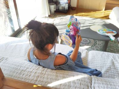 満面の笑み