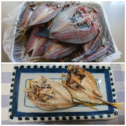 鰺フライなど