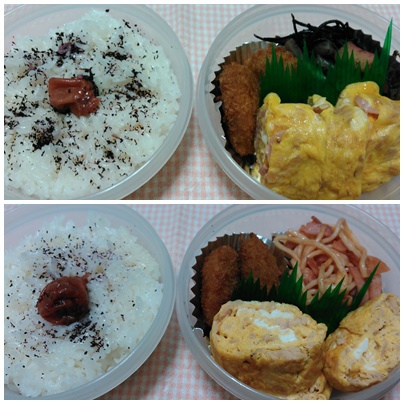 変り映えしない弁当