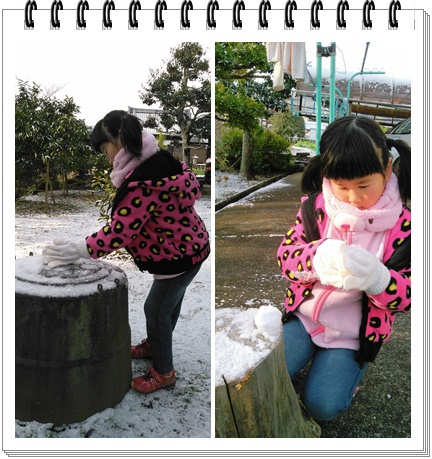 うっすら初雪