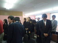 入社式~\(^o^)/