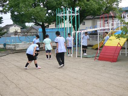 富士見が丘幼稚園 芝植え完了!