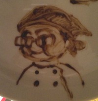 チョコで絵を？！