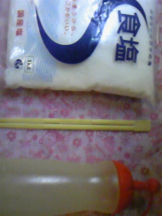 まて貝採りの必須アイテムの例